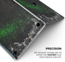 Grungy Green and Black Wood Surface - Skin Decal Wrap Kit Compatible with the Apple MacBook Pro, Pro with Touch Bar or Air (11", 12", 13", 15" & 16" - All Versions Available)