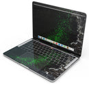 Grungy Green and Black Wood Surface - Skin Decal Wrap Kit Compatible with the Apple MacBook Pro, Pro with Touch Bar or Air (11", 12", 13", 15" & 16" - All Versions Available)