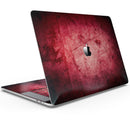Grungy Red Scratched Surface - Skin Decal Wrap Kit Compatible with the Apple MacBook Pro, Pro with Touch Bar or Air (11", 12", 13", 15" & 16" - All Versions Available)