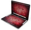 Grungy Red Scratched Surface - Skin Decal Wrap Kit Compatible with the Apple MacBook Pro, Pro with Touch Bar or Air (11", 12", 13", 15" & 16" - All Versions Available)