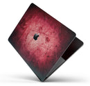 Grungy Red Scratched Surface - Skin Decal Wrap Kit Compatible with the Apple MacBook Pro, Pro with Touch Bar or Air (11", 12", 13", 15" & 16" - All Versions Available)
