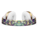 Grungy Abstract Purple Mosaic Full-Body Skin Kit for the Beats by Dre Solo 3 Wireless Headphones