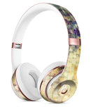 Grungy Abstract Purple Mosaic Full-Body Skin Kit for the Beats by Dre Solo 3 Wireless Headphones