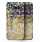 Grungy Abstract Purple Mosaic - Samsung Galaxy S8 Full-Body Skin Kit