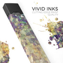 Grungy Abstract Purple Mosaic - Premium Decal Protective Skin-Wrap Sticker compatible with the Juul Labs vaping device