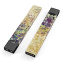 Grungy Abstract Purple Mosaic - Premium Decal Protective Skin-Wrap Sticker compatible with the Juul Labs vaping device