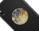 Grungy Abstract Purple Mosaic - Skin Kit for PopSockets and other Smartphone Extendable Grips & Stands