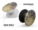 Grungy Abstract Purple Mosaic - Skin Kit for PopSockets and other Smartphone Extendable Grips & Stands