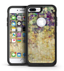 Grungy Abstract Purple Mosaic - iPhone 7 or 7 Plus Commuter Case Skin Kit
