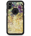 Grungy Abstract Purple Mosaic - iPhone X OtterBox Case & Skin Kits