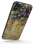Grungy Abstract Purple Mosaic - iPhone X Skin-Kit