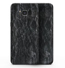 Grungy Black Brick Wall  - Samsung Galaxy S8 Full-Body Skin Kit