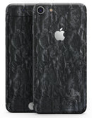 Grungy Black Brick Wall  - Skin-kit for the iPhone 8 or 8 Plus