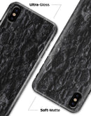 Grungy Black Brick Wall  - iPhone X Clipit Case