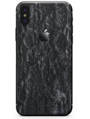 Grungy Black Brick Wall  - iPhone X Skin-Kit
