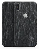Grungy Black Brick Wall  - iPhone X Skin-Kit
