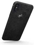 Grungy Black and GRay Surface - iPhone X Skin-Kit