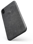 Grungy Black and GRay Surface - iPhone X Skin-Kit