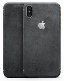 Grungy Black and GRay Surface - iPhone X Skin-Kit