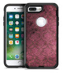 Grungy Black and Maroon Damask Pattern - iPhone 7 Plus/8 Plus OtterBox Case & Skin Kits