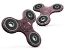 Grungy Black and Maroon Damask Pattern Full-Body Fidget Spinner Skin-Kit