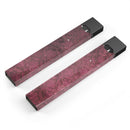 Grungy Black and Maroon Damask Pattern - Premium Decal Protective Skin-Wrap Sticker compatible with the Juul Labs vaping device
