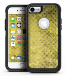 Grungy Black and Yellow Rococo Pattern - iPhone 7 or 8 OtterBox Case & Skin Kits