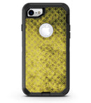 Grungy Black and Yellow Rococo Pattern - iPhone 7 or 8 OtterBox Case & Skin Kits