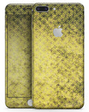Grungy Black and Yellow Rococo Pattern - Skin-kit for the iPhone 8 or 8 Plus