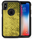 Grungy Black and Yellow Rococo Pattern - iPhone X OtterBox Case & Skin Kits