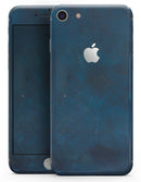 Grungy Blue Scratch Surface - Skin-kit for the iPhone 8 or 8 Plus