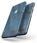 Grungy Blue Scratch Surface - Skin-kit for the iPhone 8 or 8 Plus