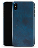 Grungy Blue Scratch Surface - iPhone X Clipit Case