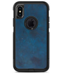 Grungy Blue Scratch Surface - iPhone X OtterBox Case & Skin Kits