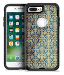 Grungy Blue and Tan Rococo Pattern - iPhone 7 Plus/8 Plus OtterBox Case & Skin Kits