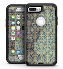 Grungy Blue and Tan Rococo Pattern - iPhone 7 Plus/8 Plus OtterBox Case & Skin Kits