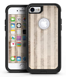 Grungy Brown Vertical Stripes - iPhone 7 or 8 OtterBox Case & Skin Kits
