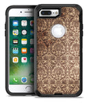 Grungy Brown and Tan Horizontal Rococo Pattern - iPhone 7 Plus/8 Plus OtterBox Case & Skin Kits