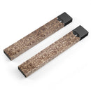 Grungy Brown and Tan Horizontal Rococo Pattern - Premium Decal Protective Skin-Wrap Sticker compatible with the Juul Labs vaping device