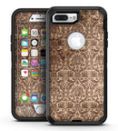 Grungy Brown and Tan Horizontal Rococo Pattern - iPhone 7 Plus/8 Plus OtterBox Case & Skin Kits