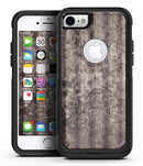 Grungy Brown and Tan Vertical Stripes - iPhone 7 or 8 OtterBox Case & Skin Kits