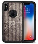 Grungy Brown and Tan Vertical Stripes - iPhone X OtterBox Case & Skin Kits