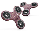 Grungy Burgundy Royal Pattern Full-Body Fidget Spinner Skin-Kit
