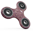 Grungy Burgundy Royal Pattern Full-Body Fidget Spinner Skin-Kit