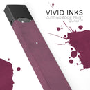 Grungy Burgundy  - Premium Decal Protective Skin-Wrap Sticker compatible with the Juul Labs vaping device