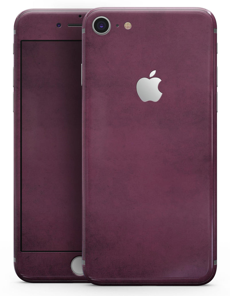 Grungy Burgundy  - Skin-kit for the iPhone 8 or 8 Plus