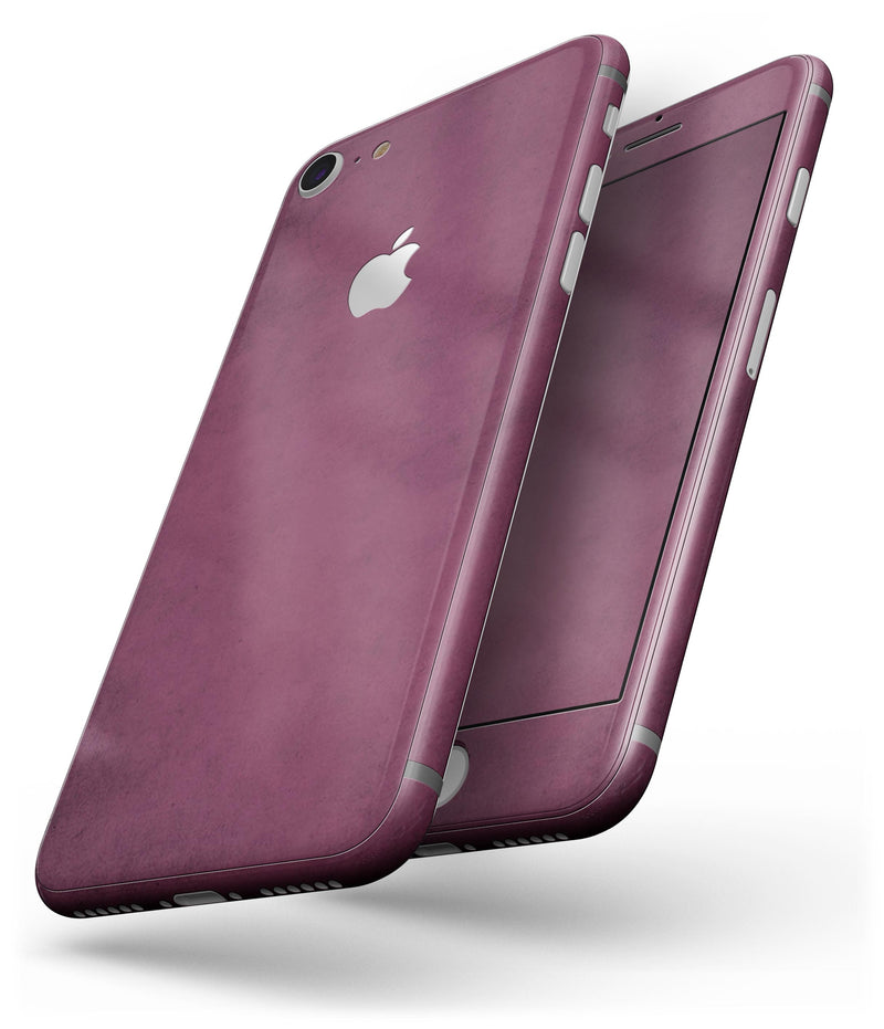 Grungy Burgundy  - Skin-kit for the iPhone 8 or 8 Plus