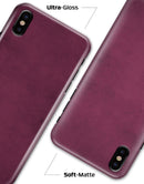 Grungy Burgundy  - iPhone X Clipit Case