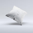 Grungy Concrete Textured Surface Ink-Fuzed Decorative Throw Pillow