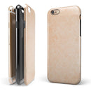 Grungy Coral Inflated Damask Pattern iPhone 6/6s or 6/6s Plus 2-Piece Hybrid INK-Fuzed Case